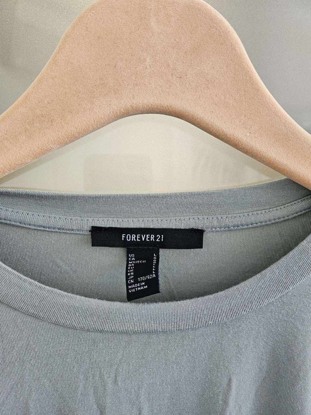 Forever 21 Sage Green Short-Sleeve Bodysuit - Picture 2 of 4